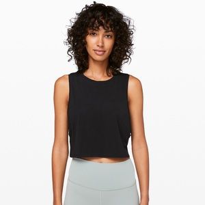 Muscle Love Crop Tank by Lululemon.